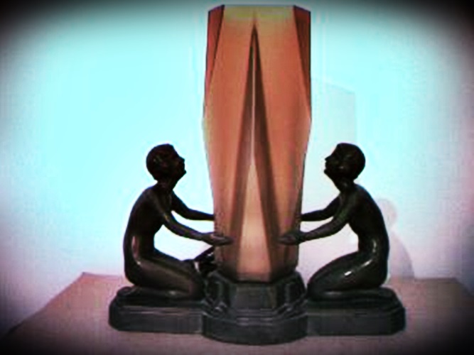 Havana brown vase